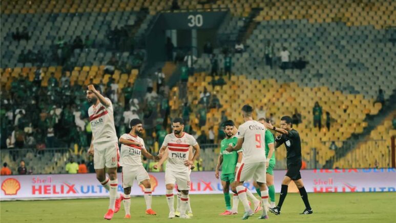حكم مباراة الزمالك والمصري في الدوري