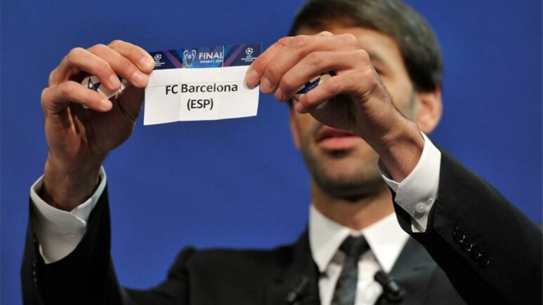 هل يحضر ممثلو برشلونة قرعة دوري أبطال أوروبا؟