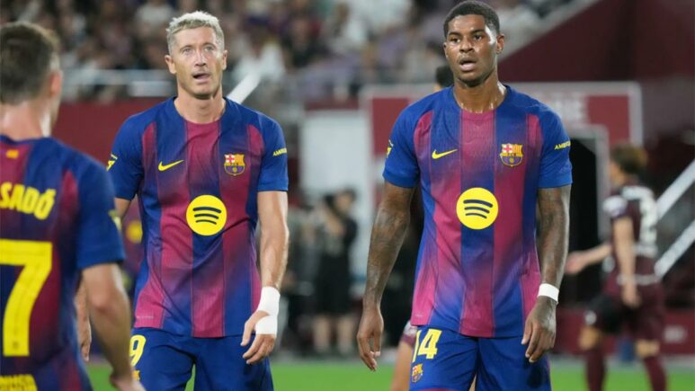 بسبب ليفاندوفسكي.. برشلونة يحسم قراره بشأن ضم راشفورد نهائيًا