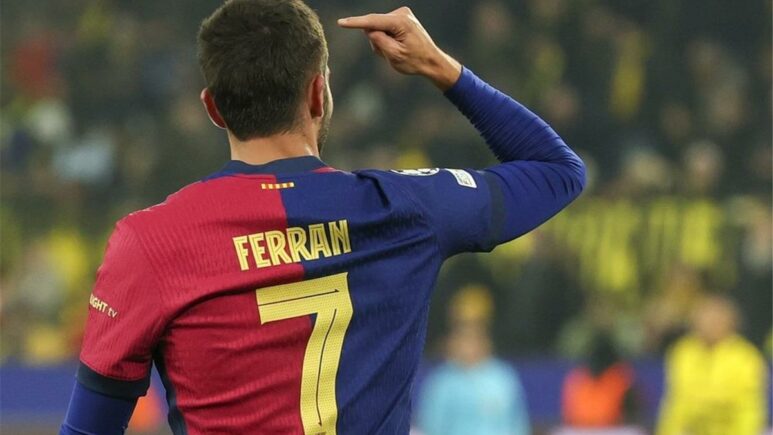 برشلونة يعلن تشخيص إصابة فيران توريس.. وتحديد مدة غيابه