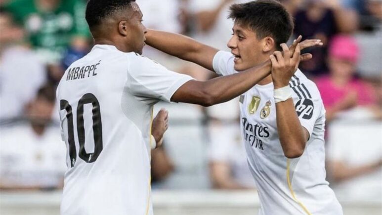 فيديو | مبابي يسجل هدف ريال مدريد الأول بعد طرد لاعب خيتافي