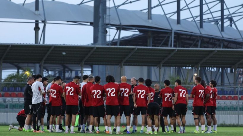 الأهلي ينهي مرانه الأول في تنزانيا