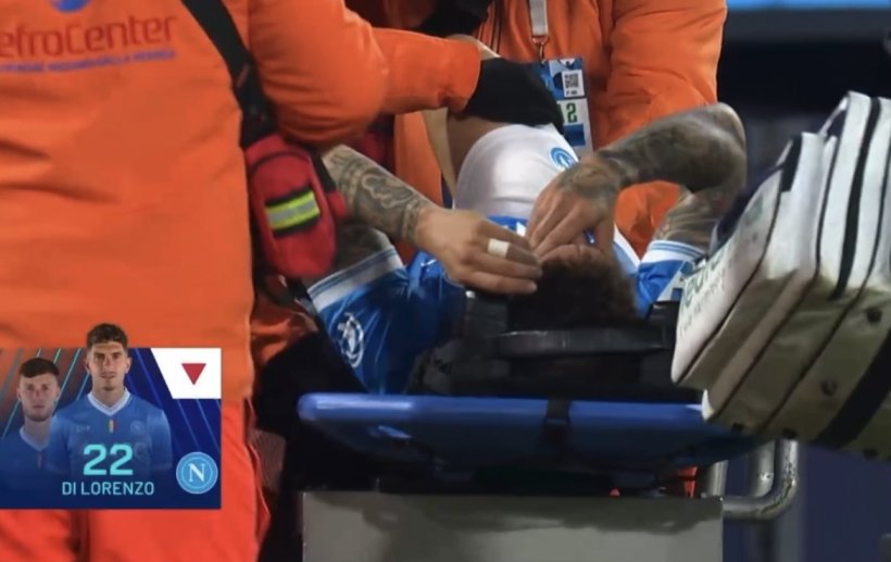 مباراة نابولي وفيورنتينا تشهد إصابة مقلقة لدي لورينزو