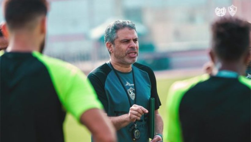 معتمد جمال يشدد على الجدية ويرفع الحمل البدني في مران الزمالك