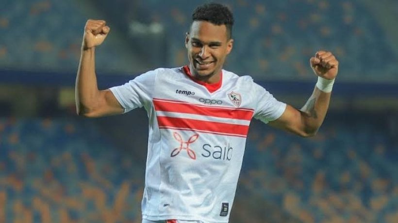 انتظام سيف الجزيري في تدريبات الزمالك