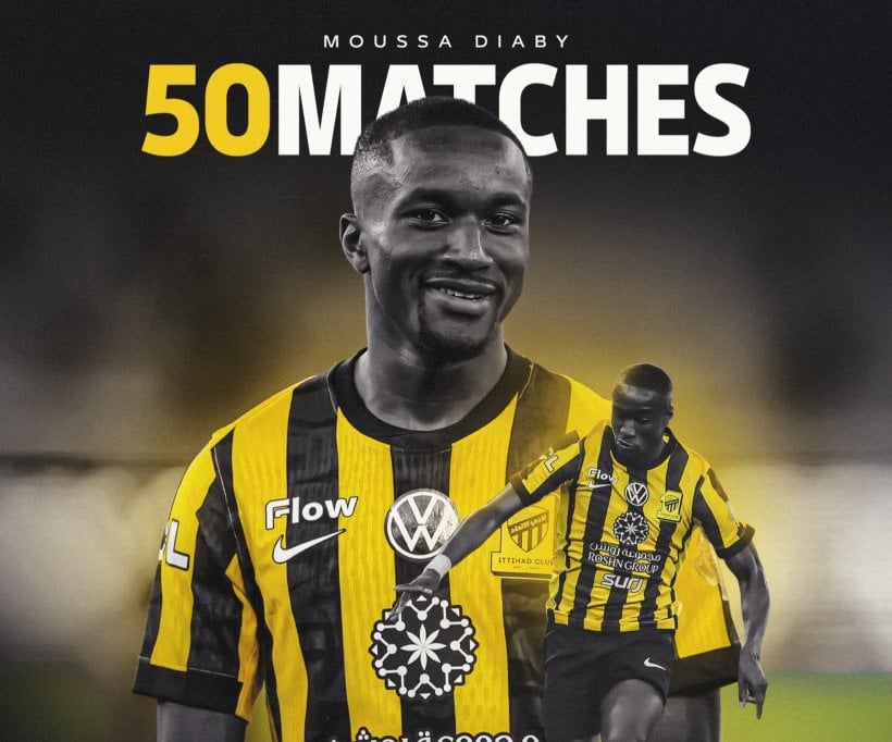 شراحيلي وديابي يبلغان المباراة رقم 50 مع اتحاد جدة