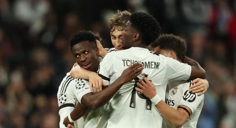 فينيسيوس يقود ريال مدريد لاكتساح موناكو في دوري الأبطال