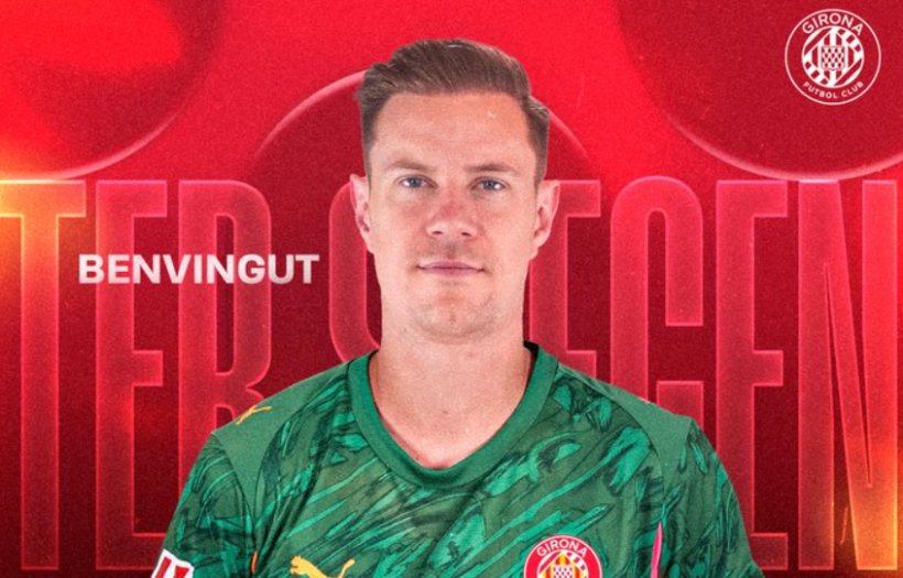 رسمياً.. جيرونا يعلن التعاقد مع تير شتيجن