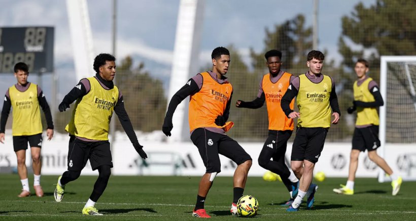 أنبار سارة في تدريبات ريال مدريد