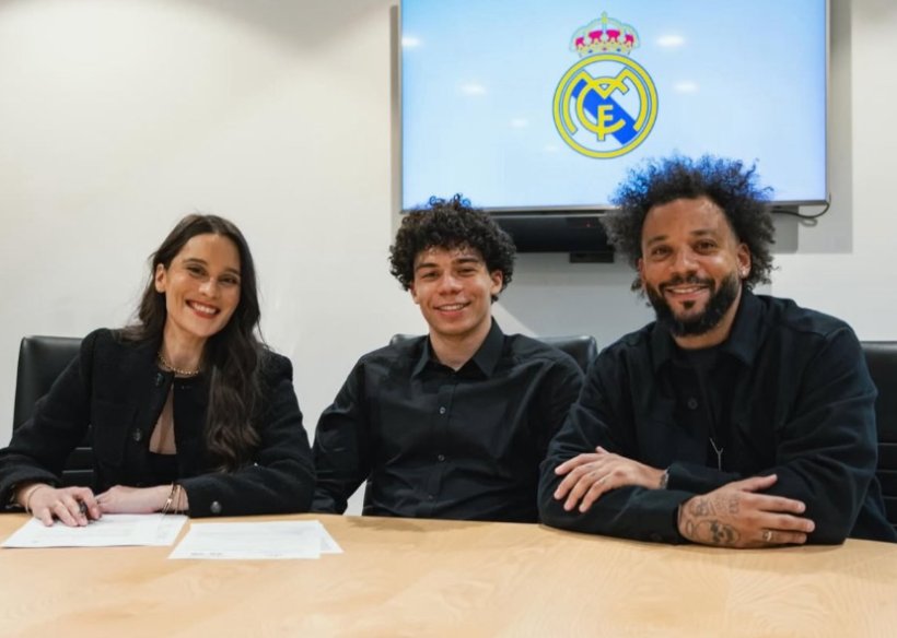نجل مارسيلو يوقع عقده الاحترافي الأول مع ريال مدريد