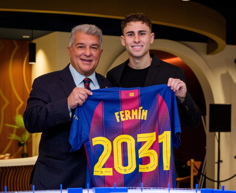 رسميًا: برشلونة يعلن تمديد عقد فيرمين لوبيز