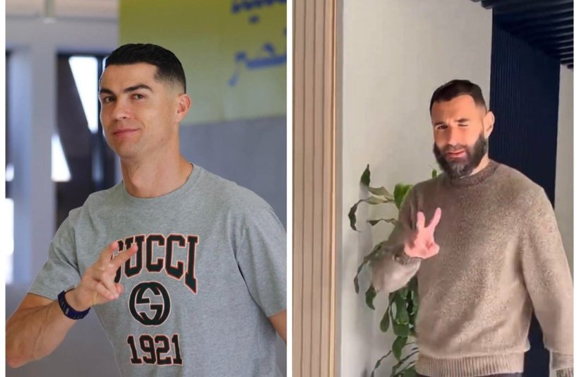 بنزيما يوجه رسالة لرونالدو بعد انتقاله للهلال.. ماذا قال؟