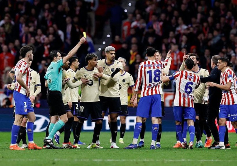 برشلونة يتقدم بشكوى رسمية ضد التحكيم بعد أحداث مباراة أتلتيكو مدريد