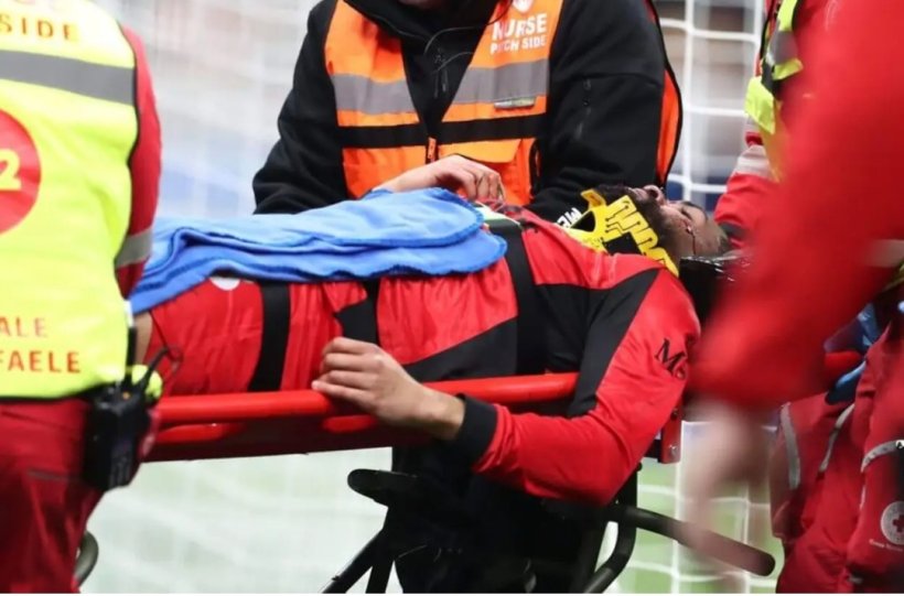 ميلان يكشف عن حالة لاعبه بعد إصابته القوية