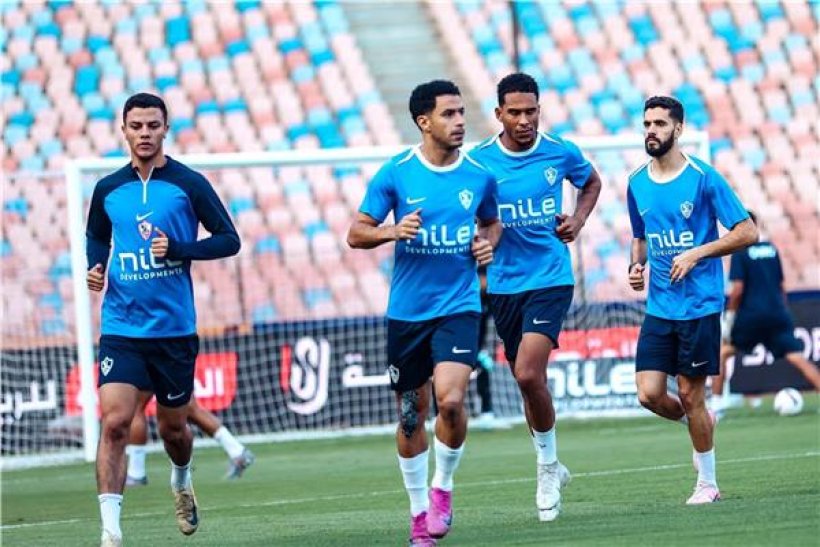 الزمالك يخوض تدريبه الختامي استعدادًا لمباراة بيراميدز