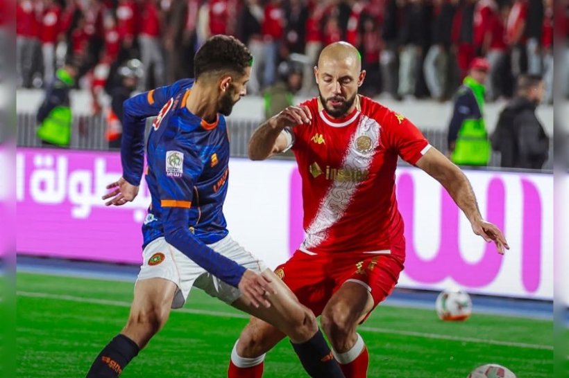 الوداد يهزم نهضة بركان بهدف زياش في الدوري المغربي