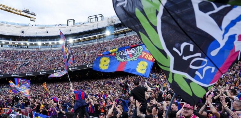 رقم قياسي لحضور جماهير برشلونة في سبوتيفاي كامب نو