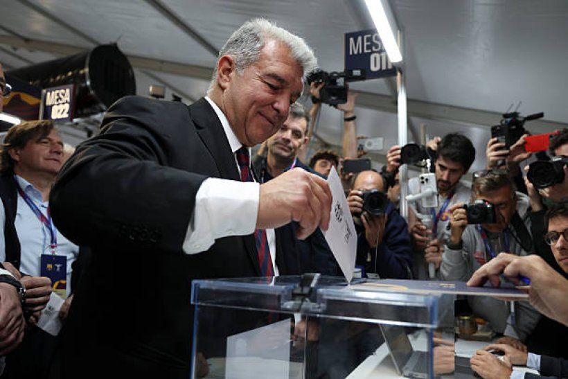 لابورتا ثاني أكثر رؤساء برشلونة حصولًا على الأصوات في تاريخ النادي