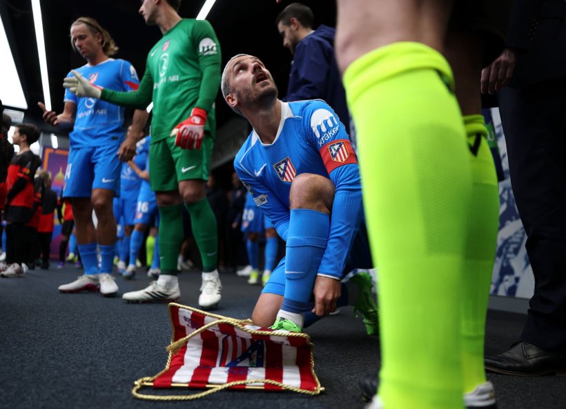 جريزمان: هذا رأيي في مواجهة برشلونة، وسعيد بالتأهل