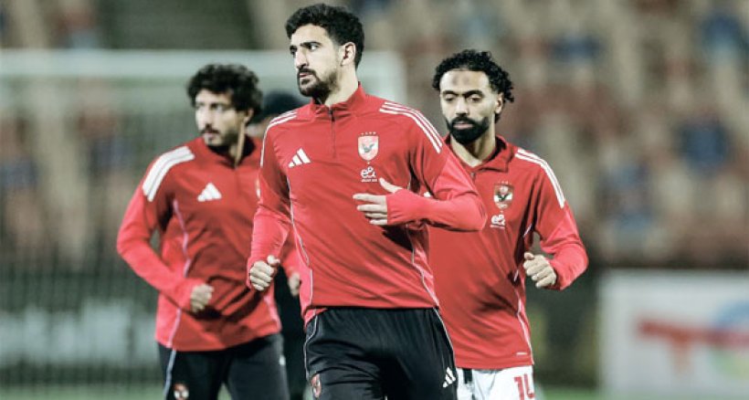 الأهلي يستأنف تدريباته استعدادًا لسيراميكا في الدوري