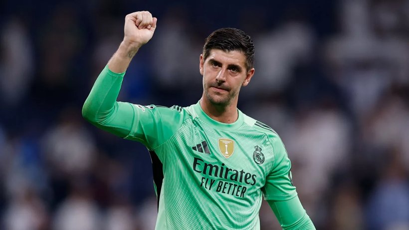 حالة كورتوا تثير القلق في ريال مدريد