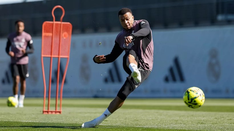 مبابي يشارك في تدريبات ريال مدريد قبل مواجهة مايوركا