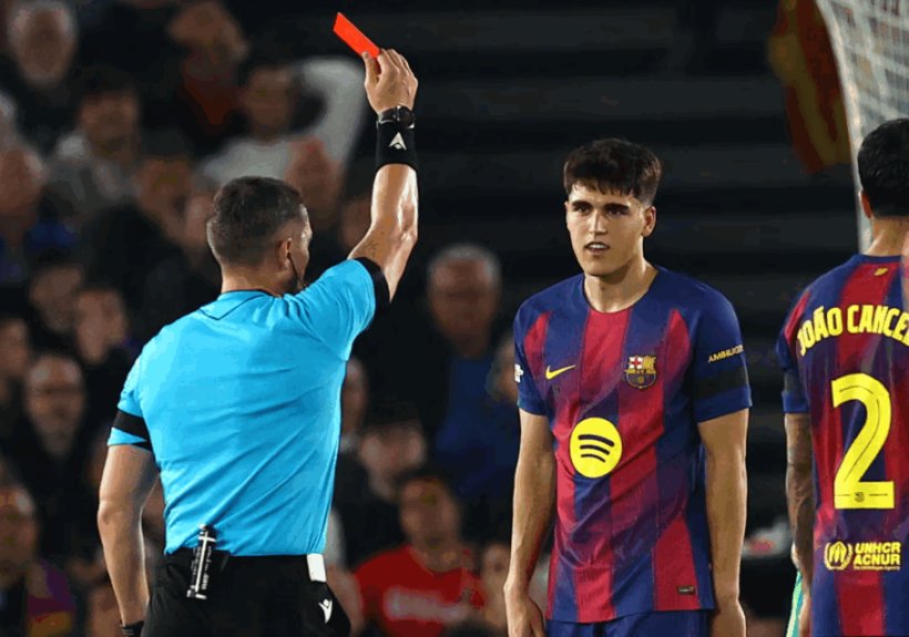 لعنة الطرد في برشلونة