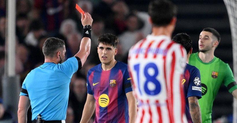 برشلونة يدرس تقديم شكوى رسمية لـ “يويفا” ضد حكم مباراة أتلتيكو مدريد