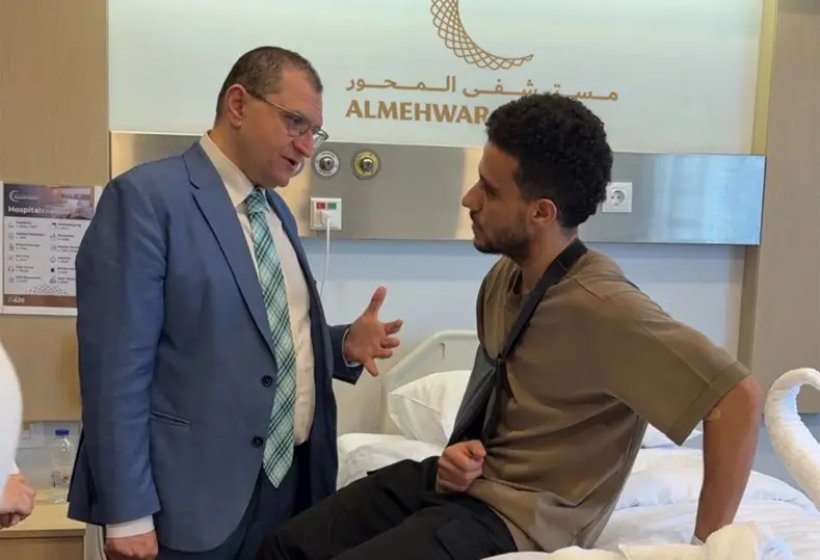 يجري عملية جراحية ناجحة في الترقوة