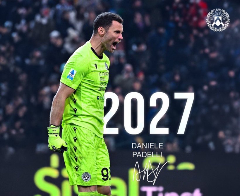 رسميًا.. أودينيزي يجدد عقد الحارس دانييلي باديلي حتى 2027