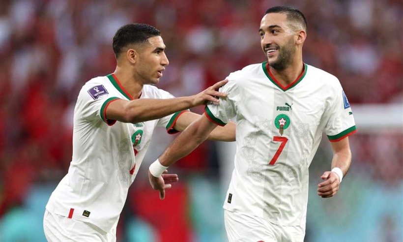 حكيمي وزياش يتصدران قائمة الأكثر مشاركة مع المغرب في المونديال