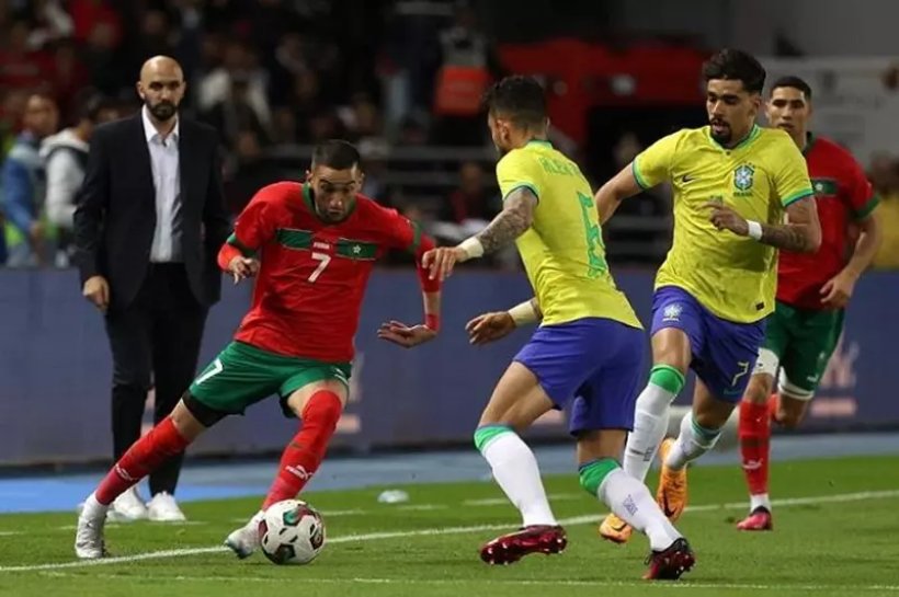 مواجهة البرازيل تفتح أبواب التاريخ للمغرب