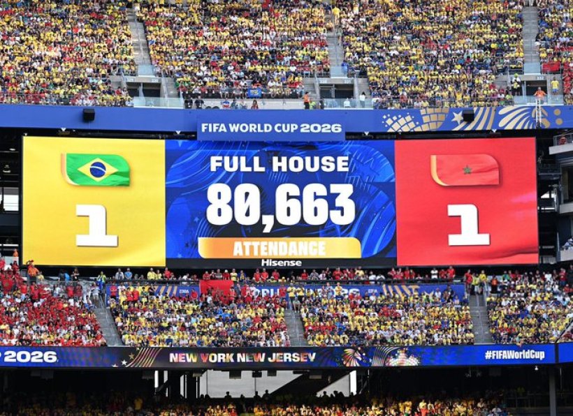أكثر من 80 ألف متفرج.. جماهير المغرب والبرازيل تصنع مشهدًا استثنائيًا
