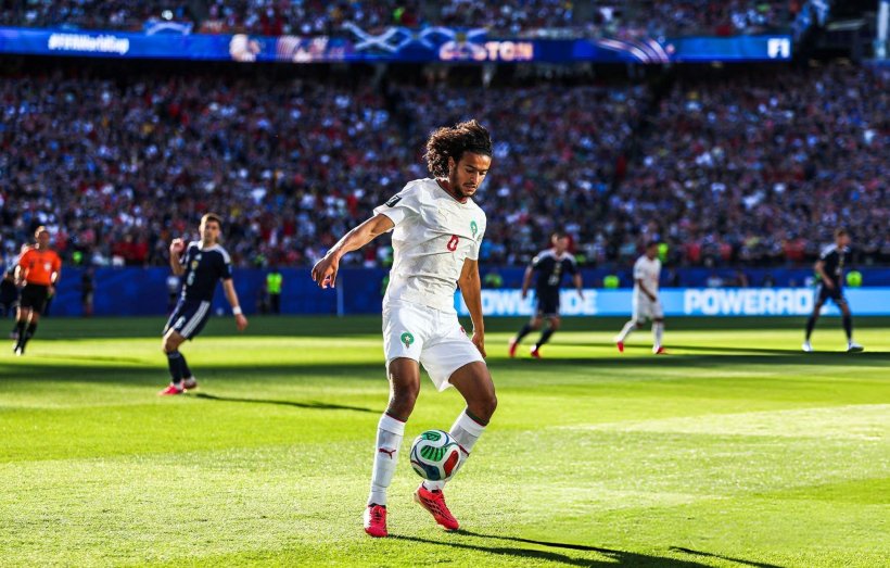 كشافة ريال مدريد تابعت بوعدي خلال مواجهة إسكلتندا