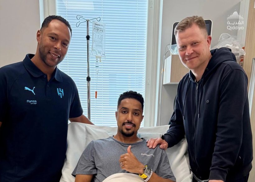الهلال يطمئن جماهيره.. نجاح عملية سالم الدوسري