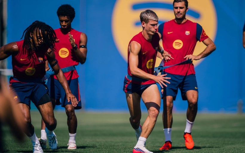 برشلونة يواصل استعداداته لمواجهة فالنسيا