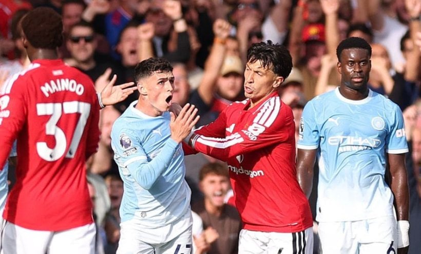 فودين يورط مانشستر سيتي في الديربي