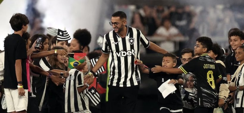 استقبال حافل لزياش في بوتافوغو البرازيلي